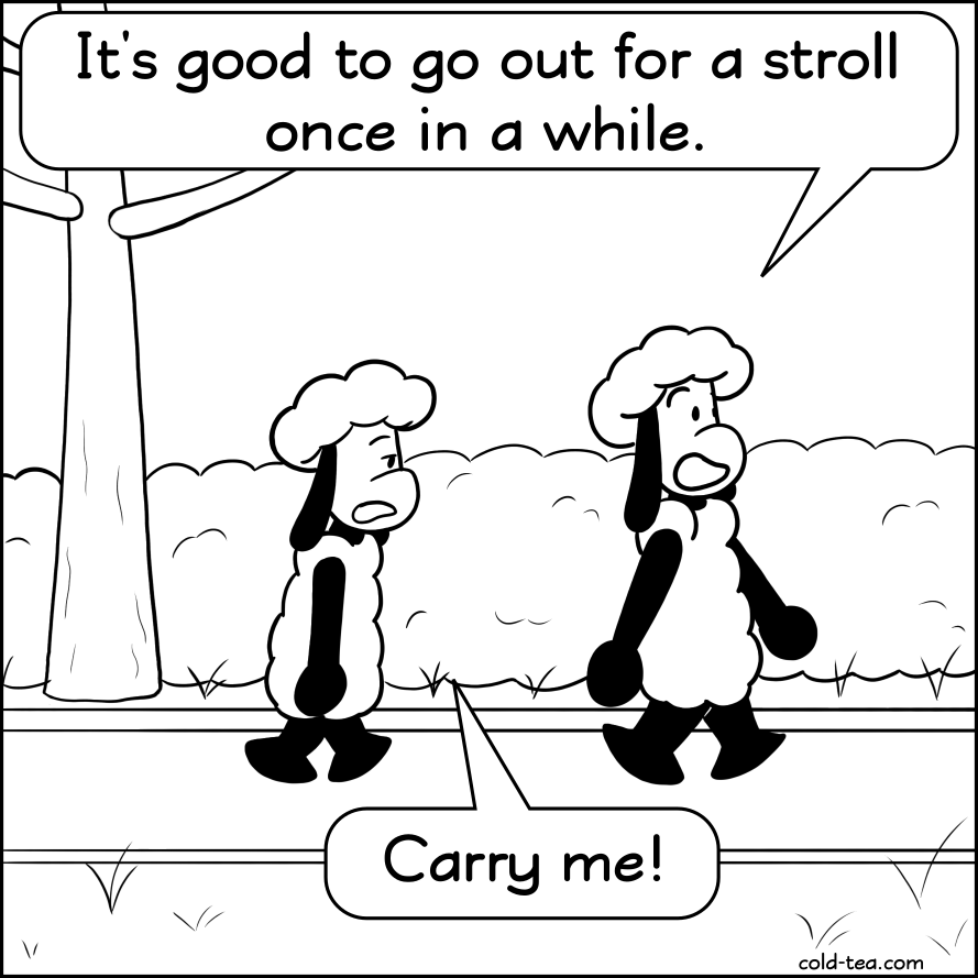 going out for a stroll